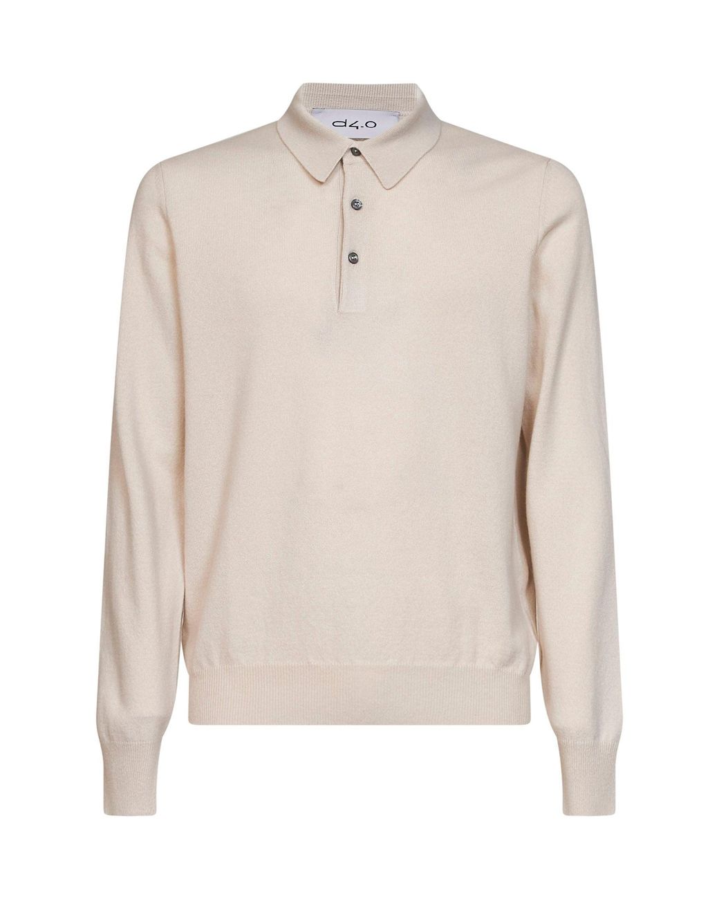 D 40 Natural Polo Shirt Virgin Wool for men
