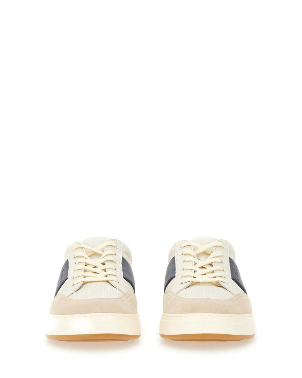 Hogan White Hogan Calfskin Sneakers for men