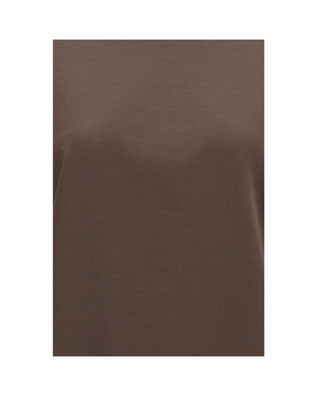 Brunello Cucinelli Brown Cotton T