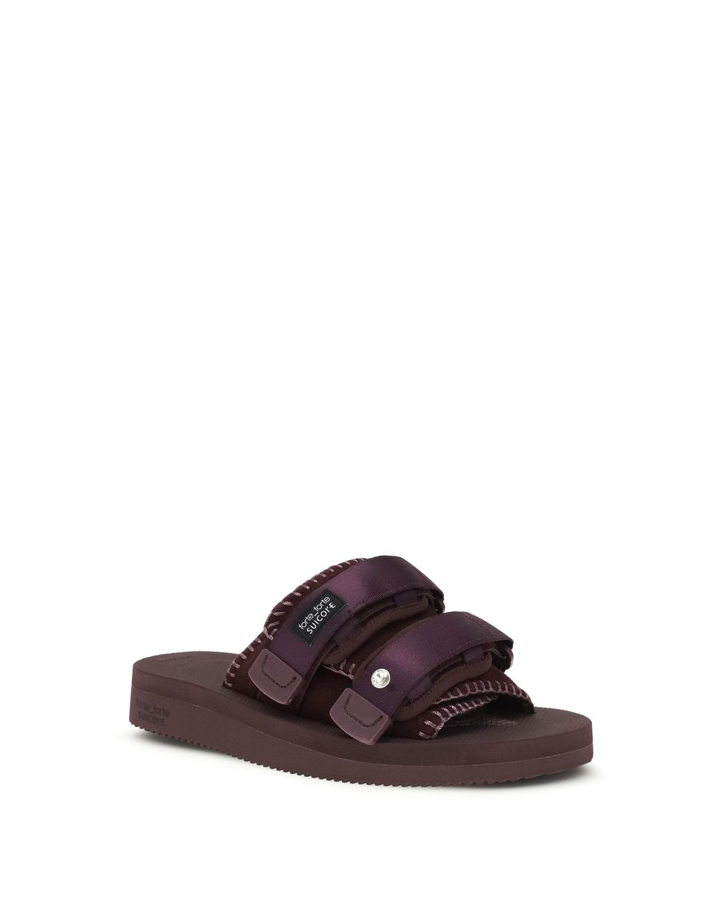 Forte_forte Brown Double-Strap Sandals