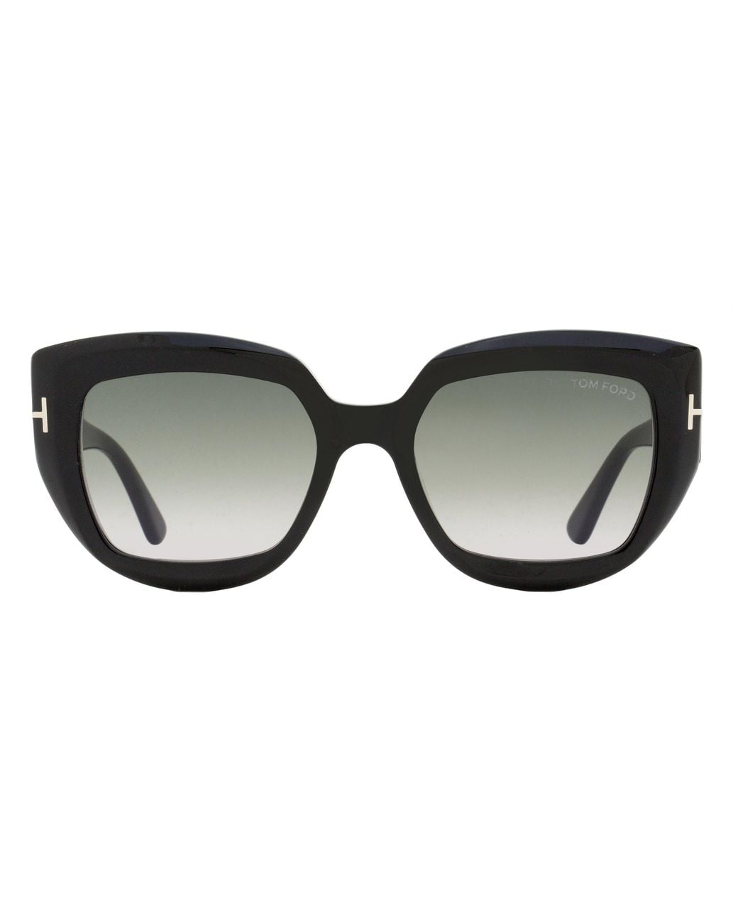 Tom Ford Black Saltzman Sunglasses Tf1192 01B 53Mm Ft1192 Plastic (Acetate)