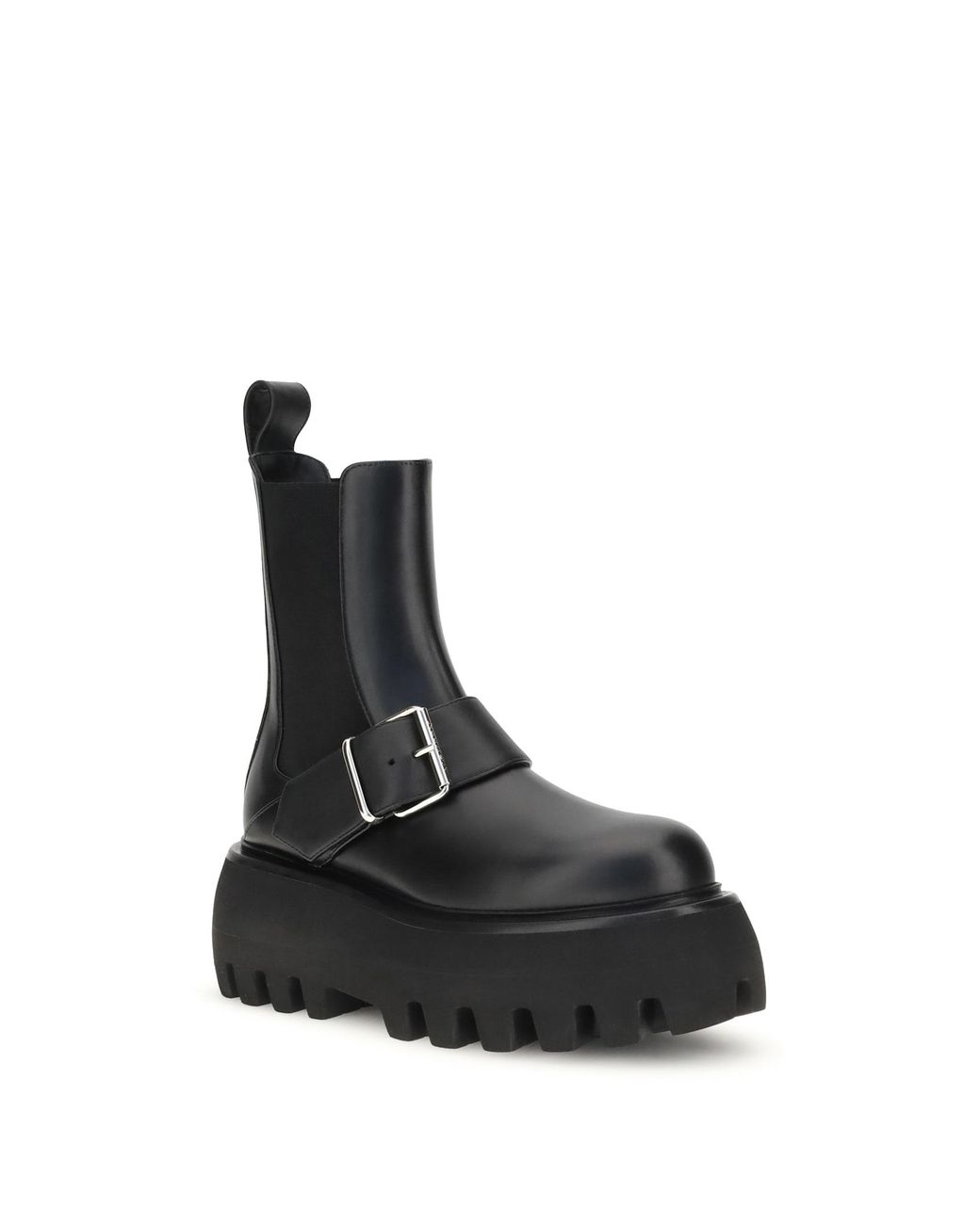 Alexander McQueen Black Sofa Ankle Boots
