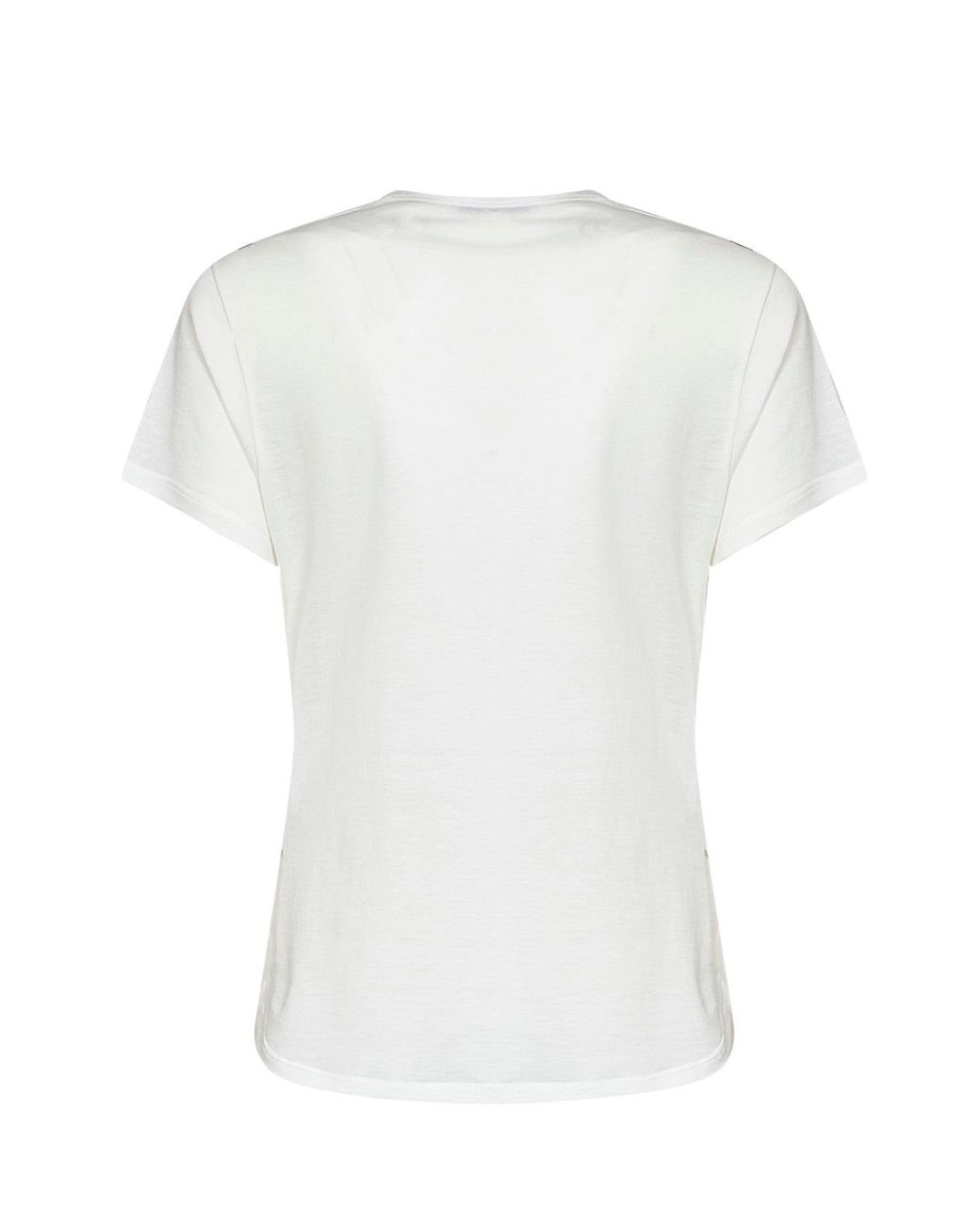 Fendi White Cotton Jersey T-Shirt With Ti Amo Print