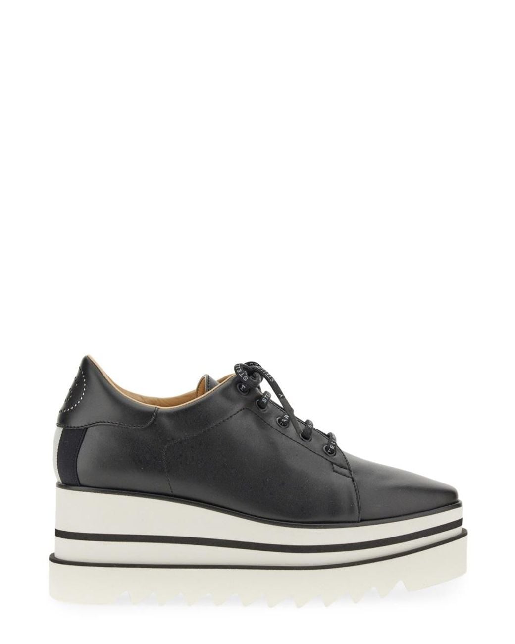 Stella McCartney Black Stella Mccartney Elyse Wedge Sneakers