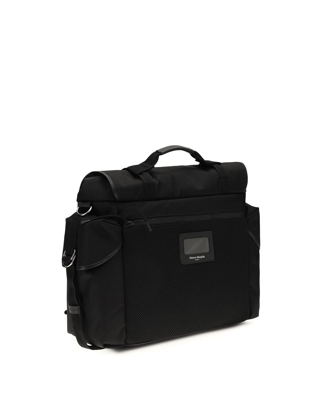Maison Margiela Black High Tech Messenger Bag for men