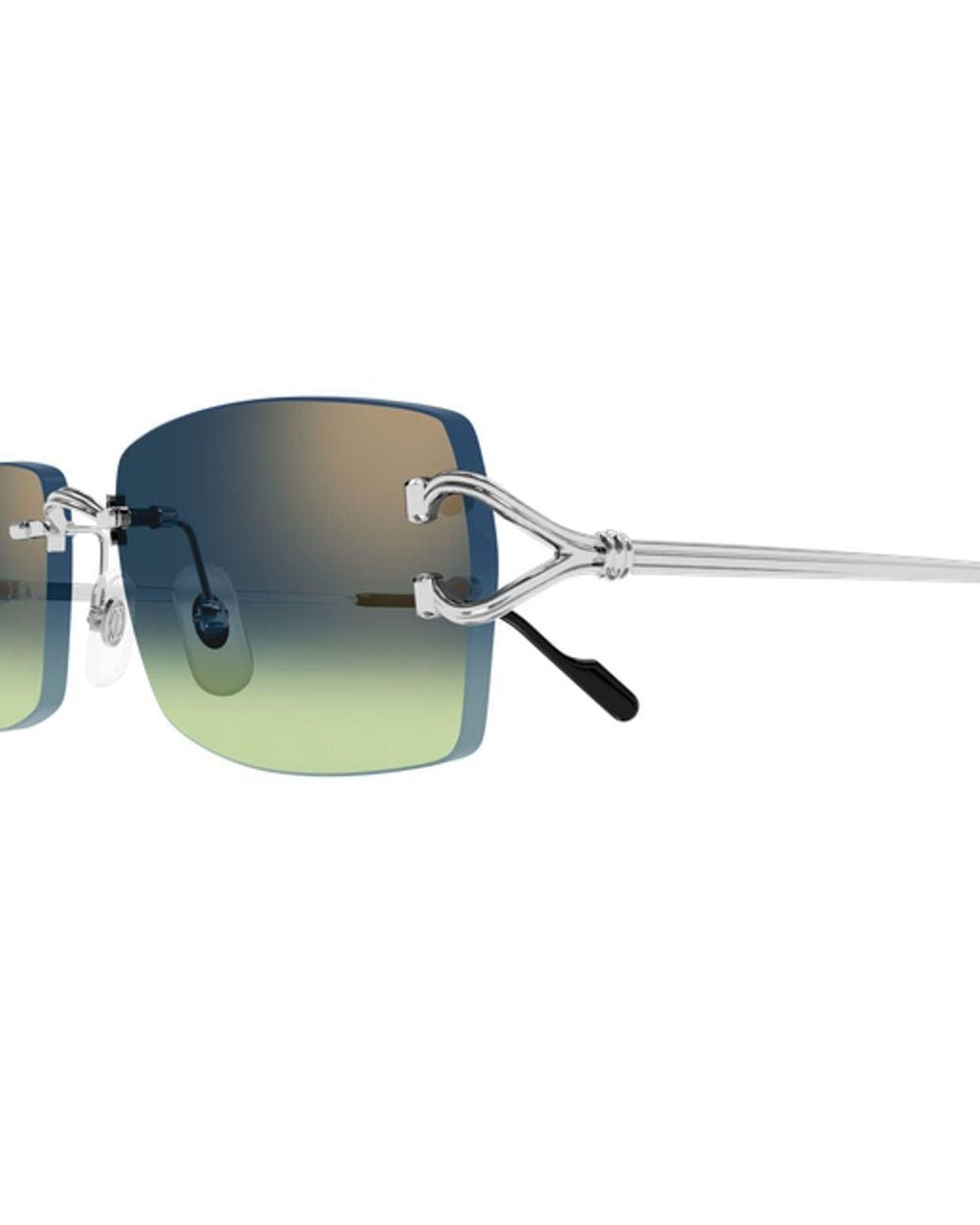 Cartier Blue Cartier Eyewear Ct0550S008 Sunglasses for men