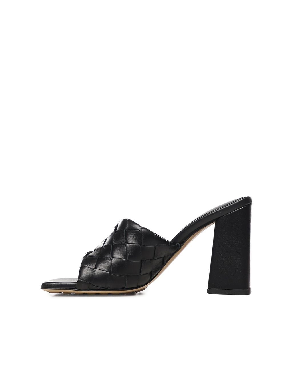 Bottega Veneta Black Sandals Lambskin