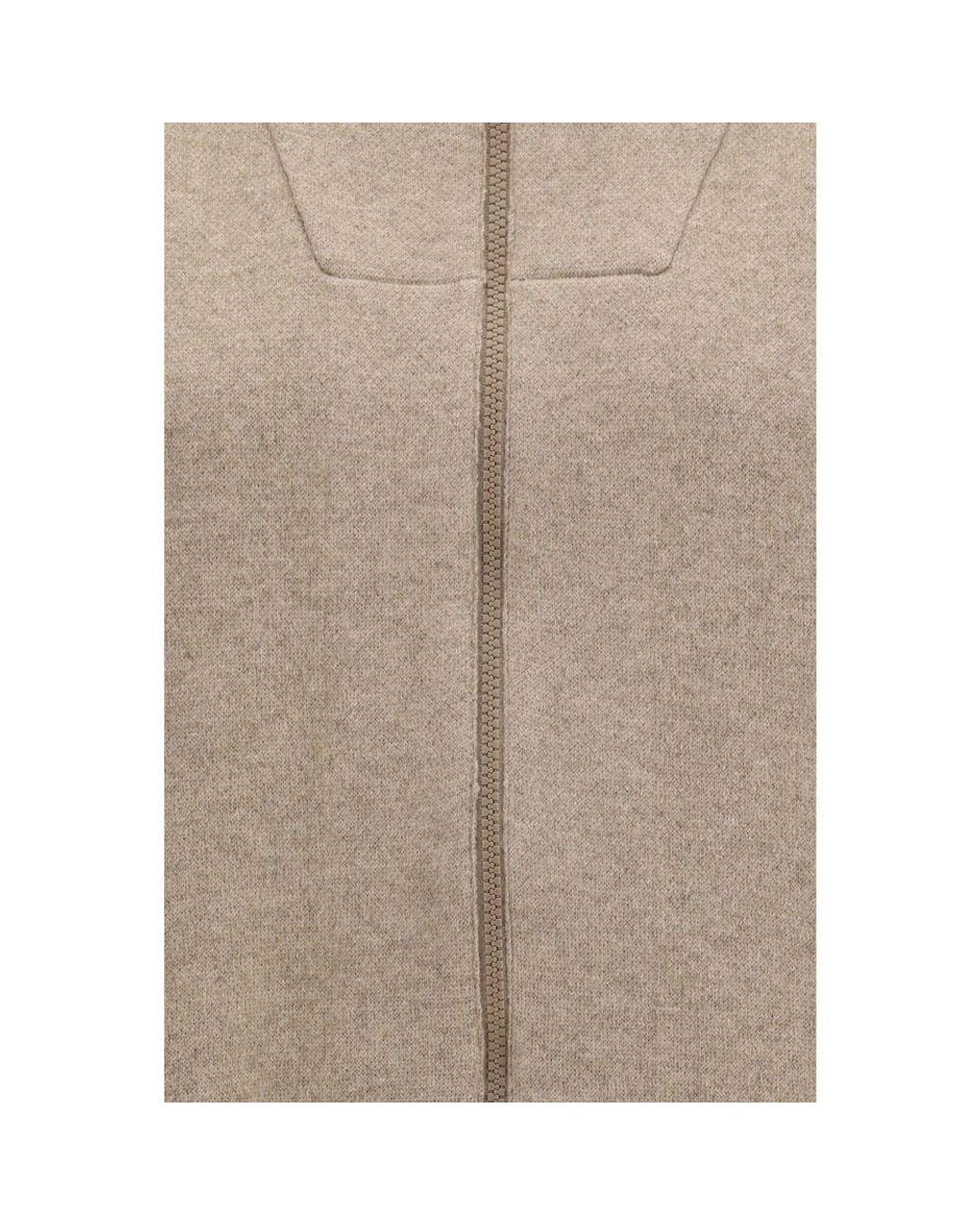 Brunello Cucinelli Natural Beige Cashmere Cardigan