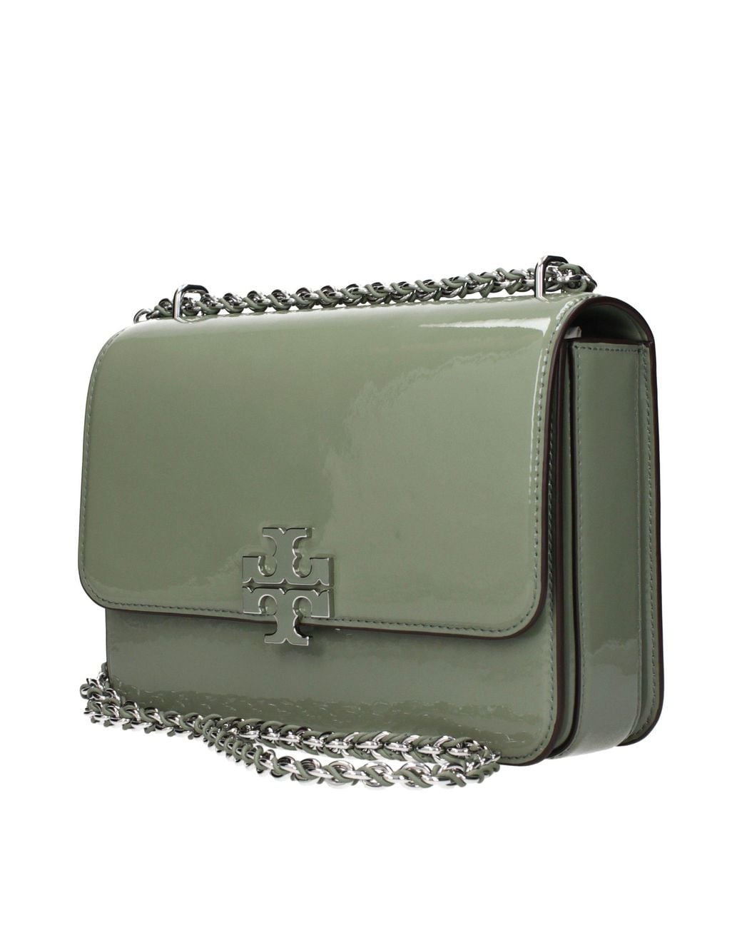 Tory Burch Green Leather Shoulder Bag