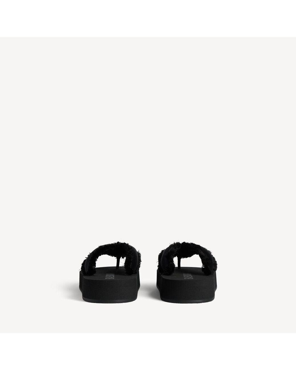 Balenciaga Black Balenciaga Bal E26 Sandals