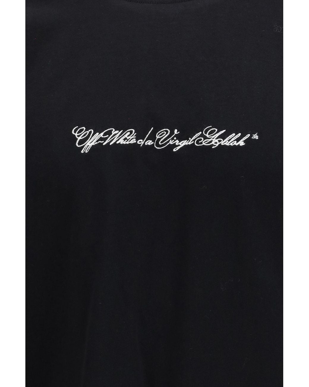 Off-White c/o Virgil Abloh Black Script Arrow T-Shirt for men