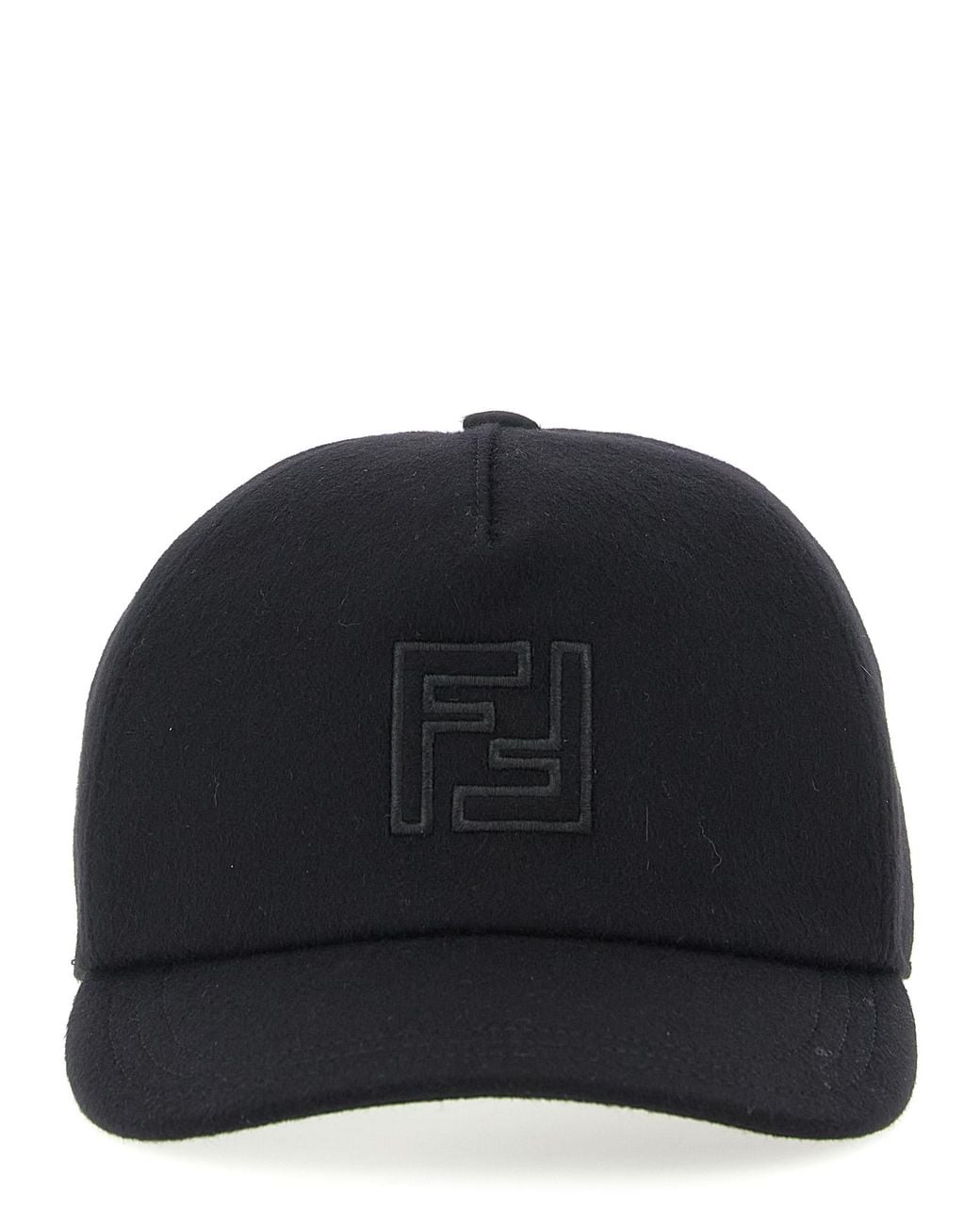 Fendi Blue Wool And Cashmere Hat for men
