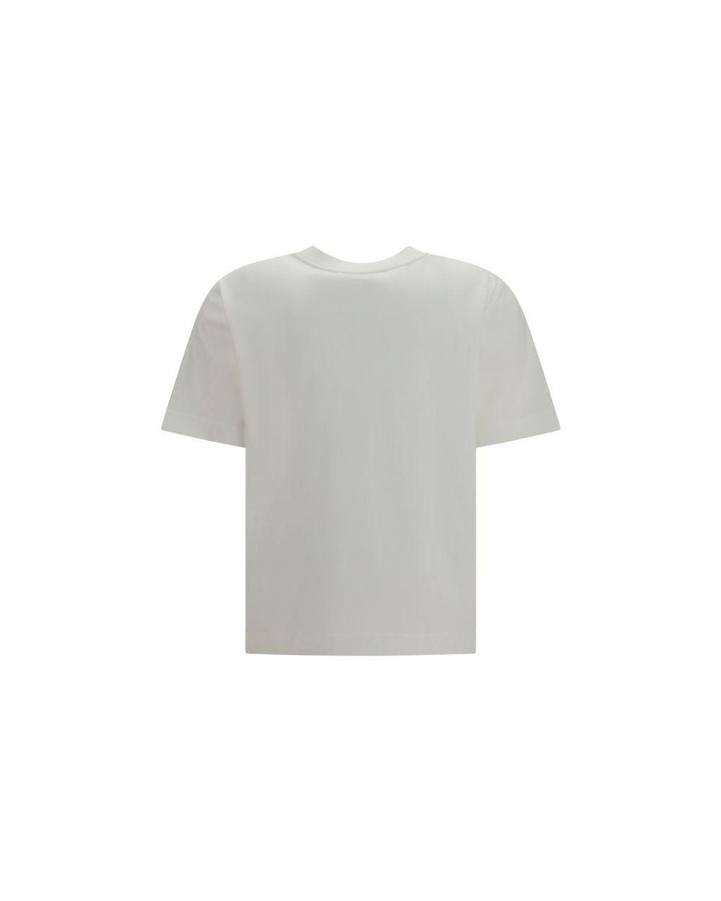Burberry Gray White Cotton T