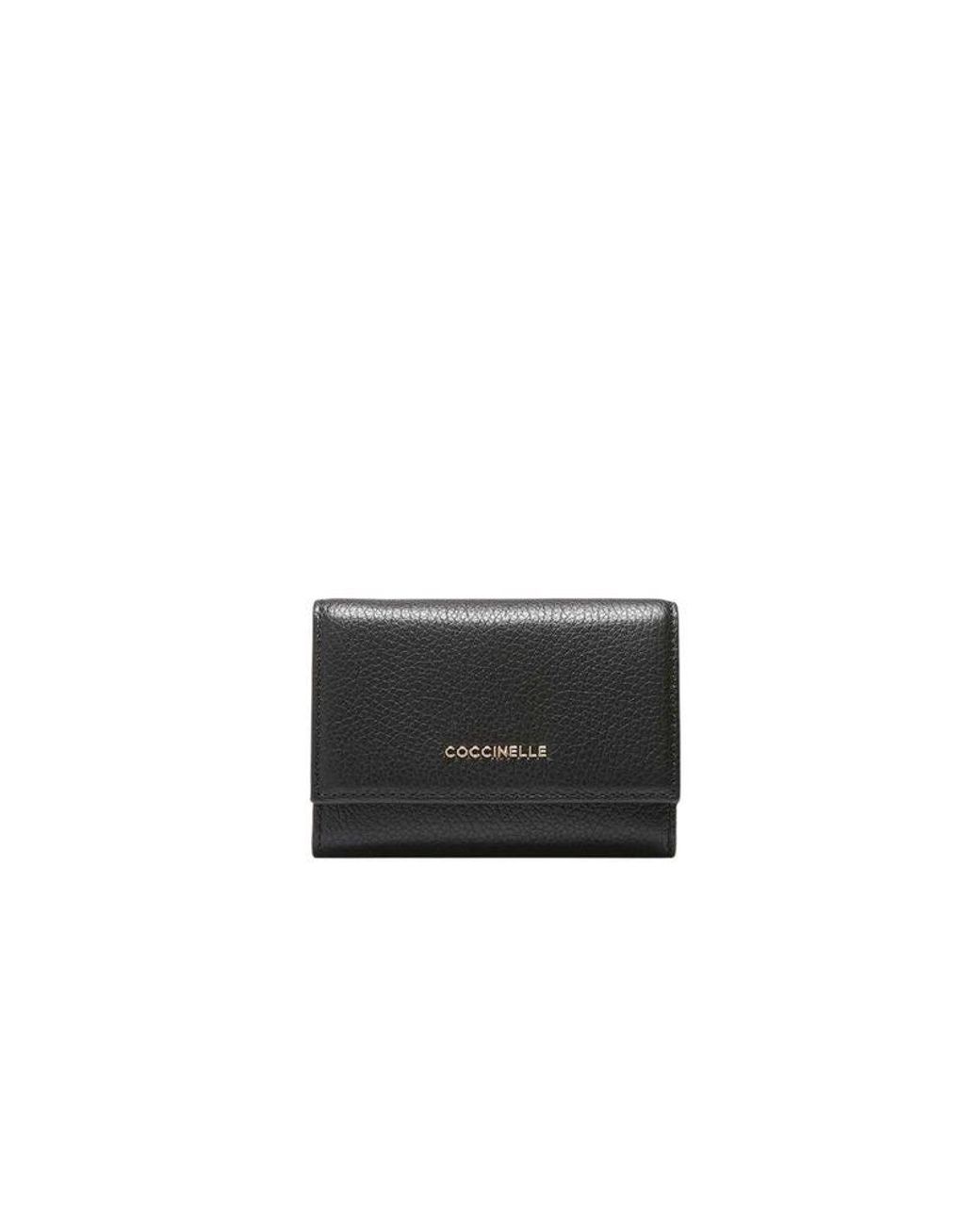 Coccinelle Black Coccinelle Grained Leather Wallet