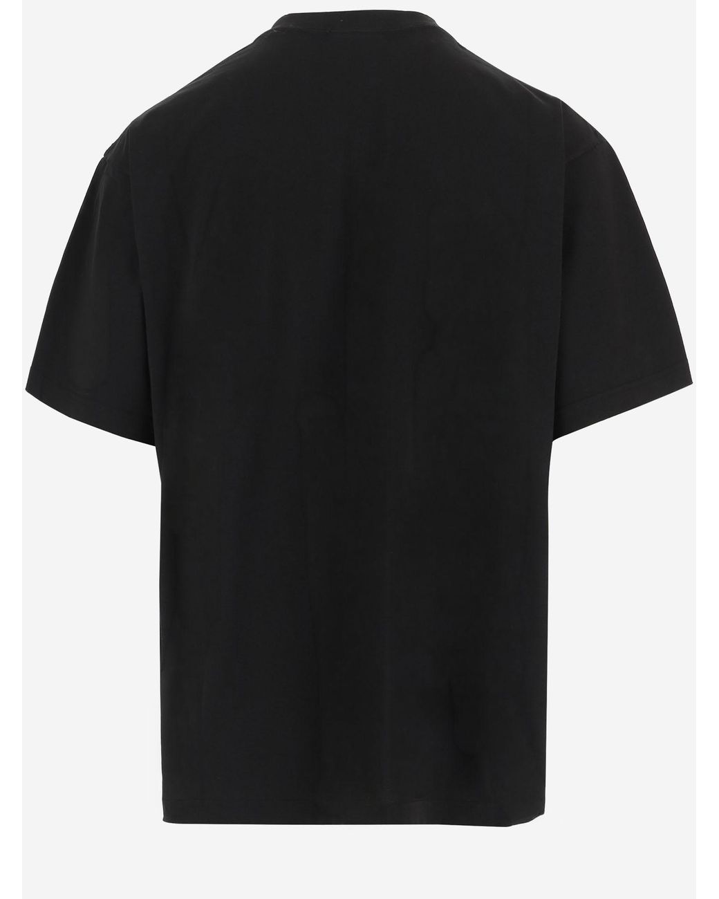Balenciaga Black Cotton T-Shirt T-Shirts & Jerseys