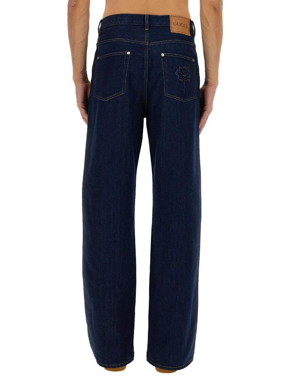 Gucci Blue Gucci Classic Denim Jeans for men