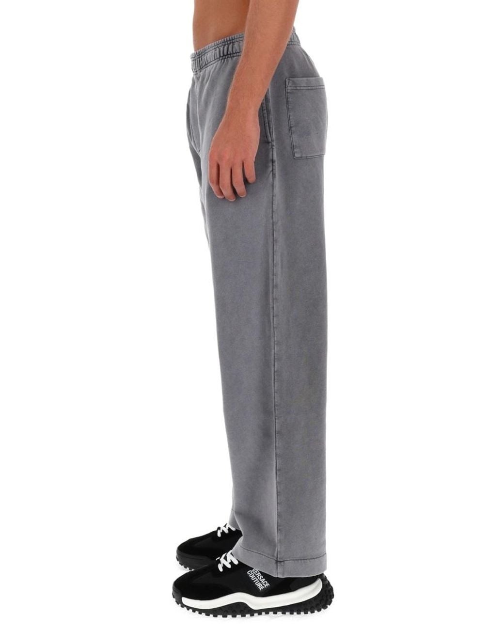 Versace Jeans Couture Gray Versace Jeans Couture Cotton Jogger Pants for men