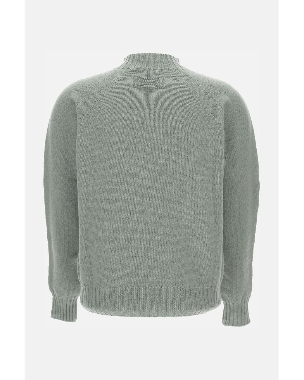 Drumohr Gray Sweaters Lambwool