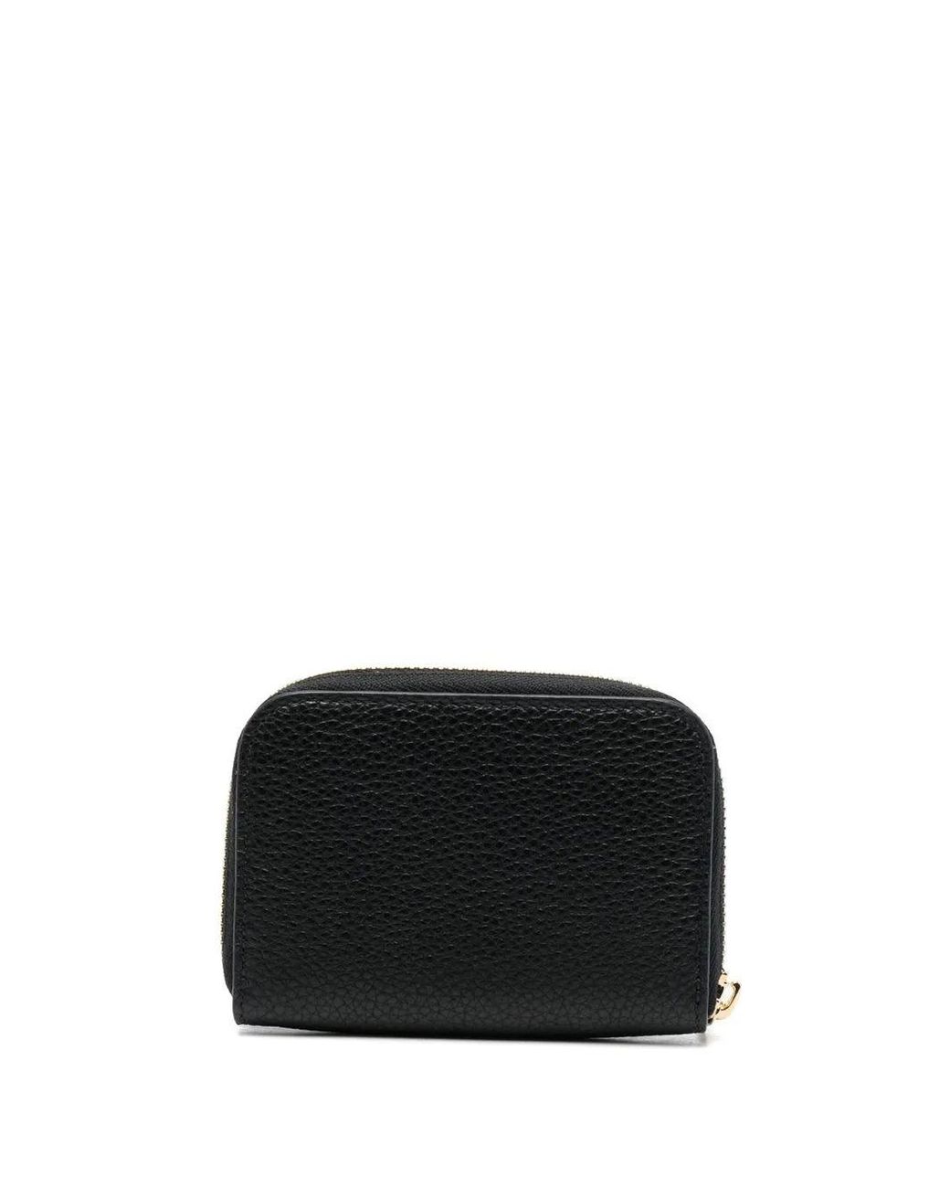 Ferragamo Black Gancini Card Holder
