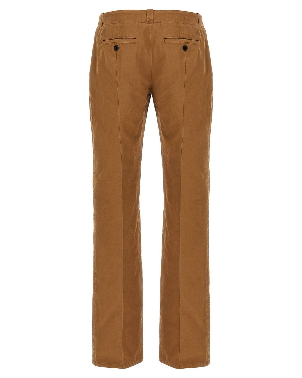McQueen Brown Organic Cotton Chinos for men