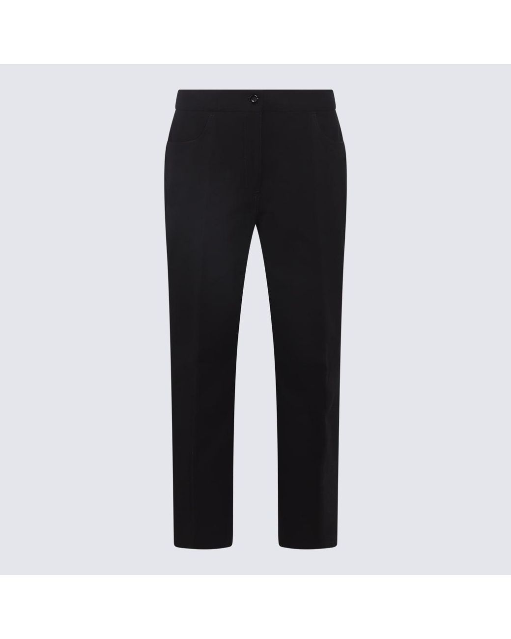 Jil Sander Black Cotton Pants
