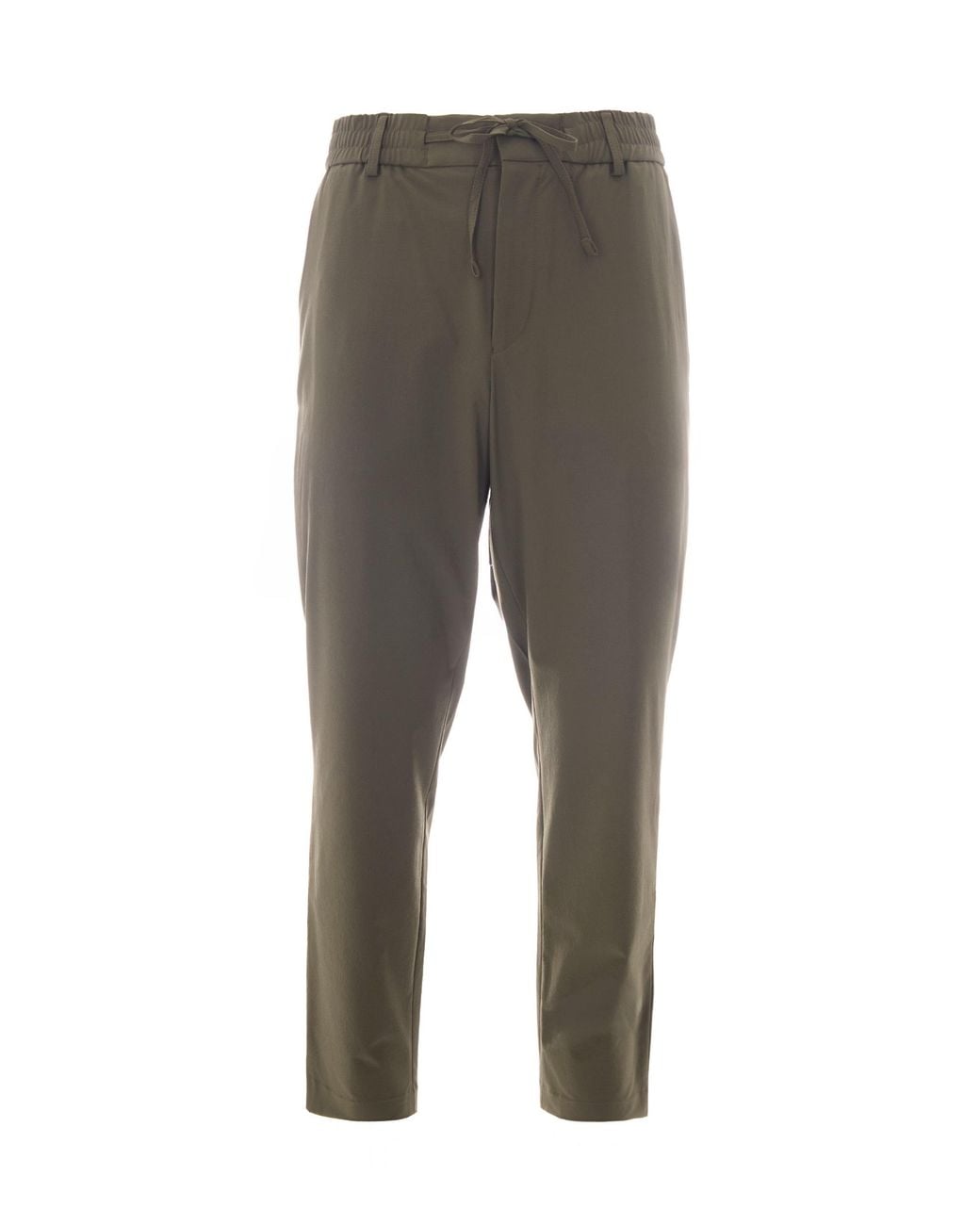 Boss Gray Tapered Trousers Polyester for men