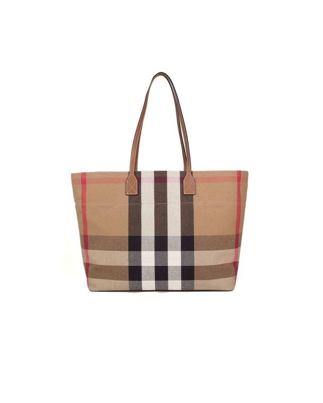 Burberry White Tote Bag Cotton