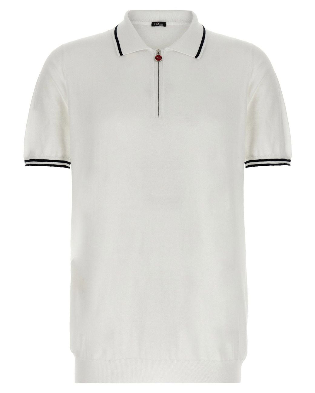Kiton White Ciro Polo