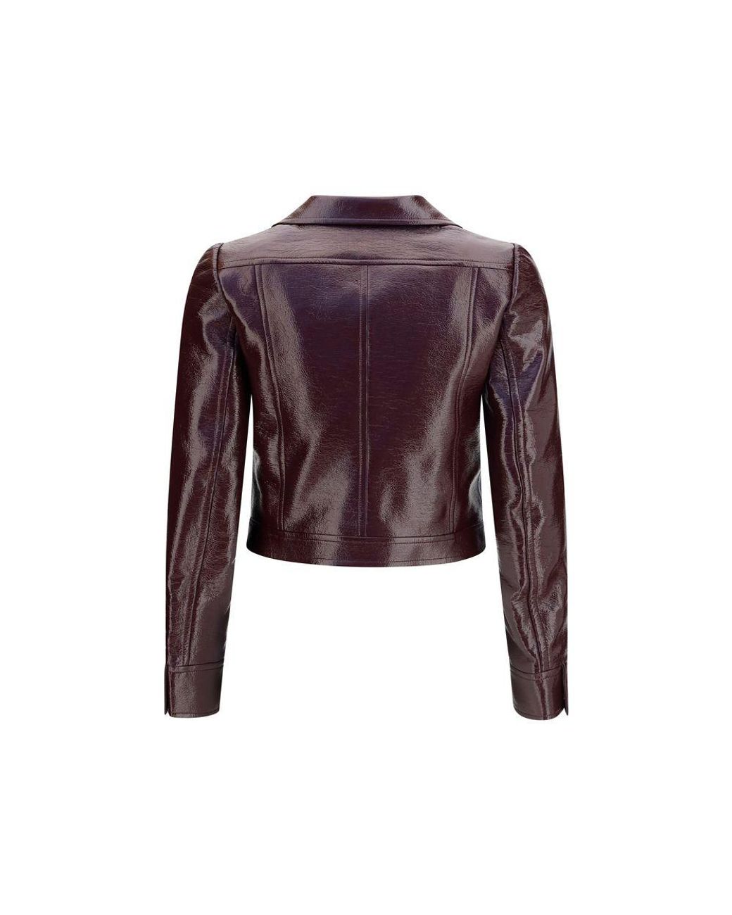 Courreges Purple Bordeaux Cotton Jacket