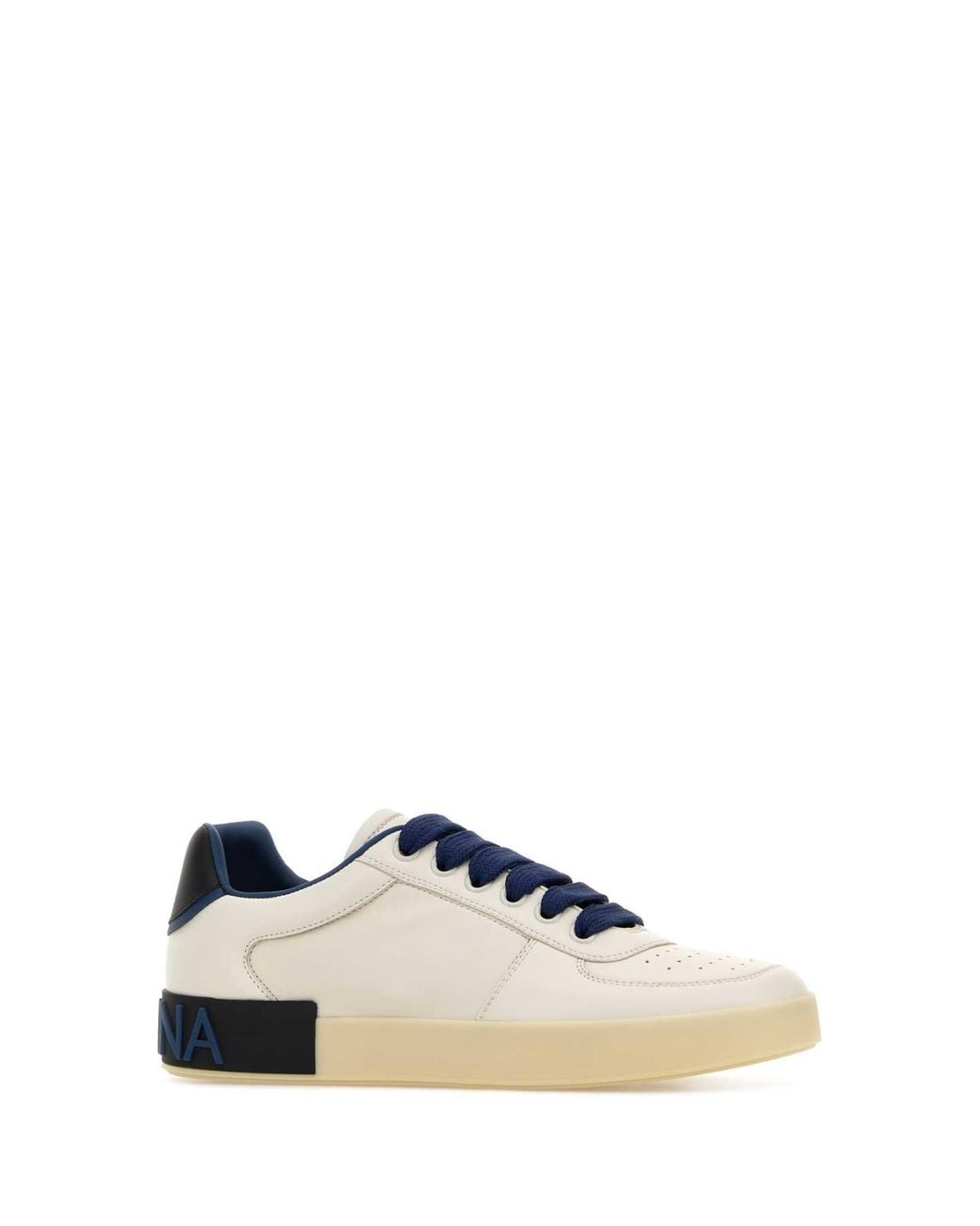 Dolce & Gabbana Multicolor Dolce & Gabbana Leather Lace-Up Sneaker for men