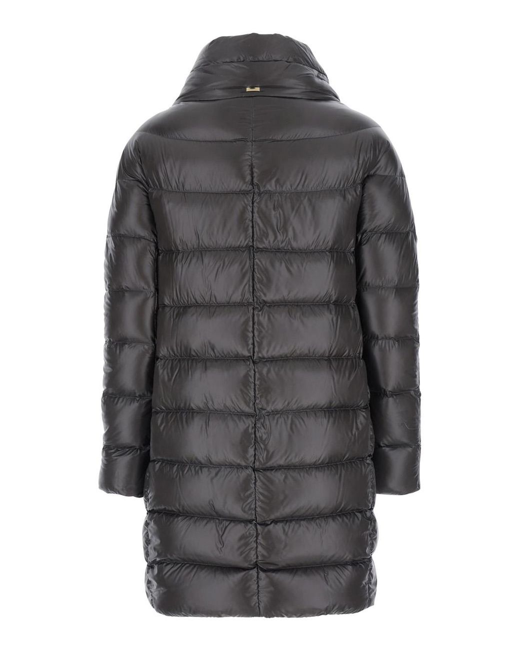 Herno Gray Down Jacket Dora Polyamide Puffer
