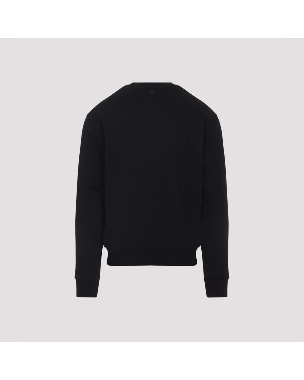 AMI Black Cotton Sweatshirt for men