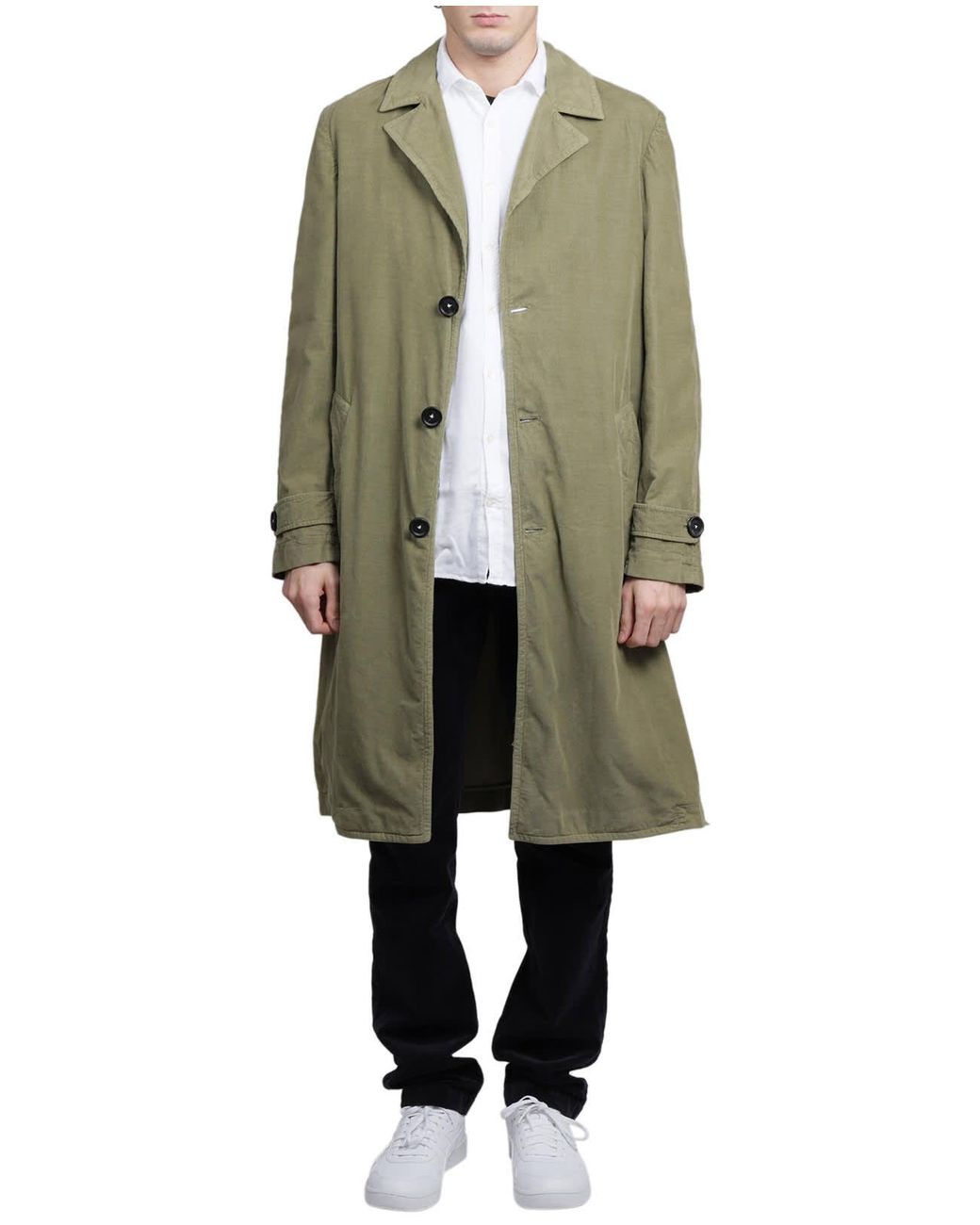 Massimo Alba Green Rain2 Coat for Men | Lyst