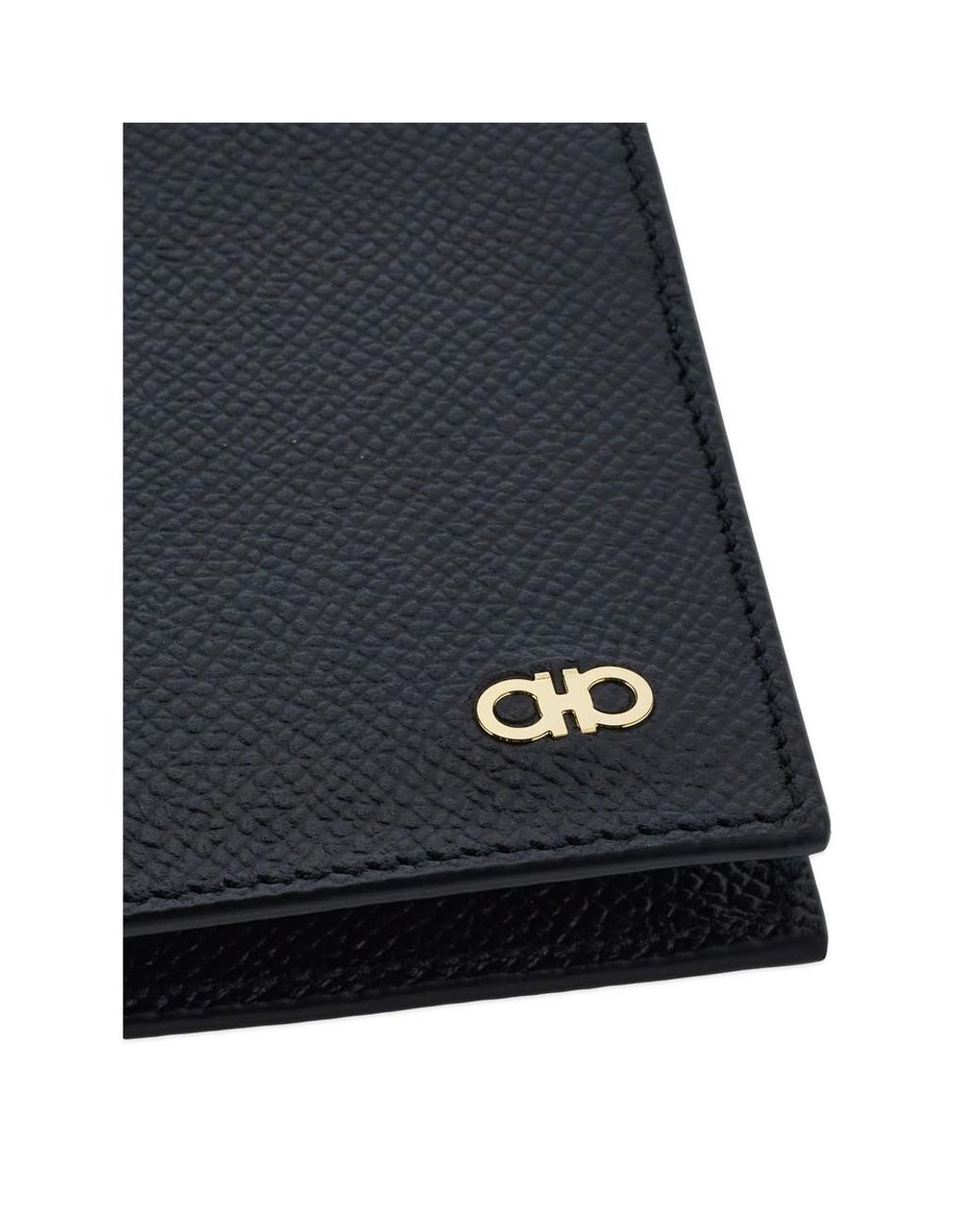 Ferragamo Black Leather Wallets & Pures for men