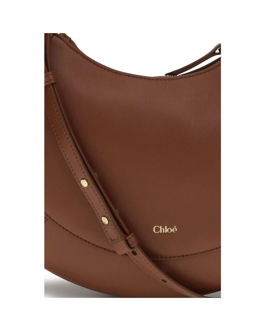 Chloé Brown Calf Leather Bos Taurus Shoulder Bag