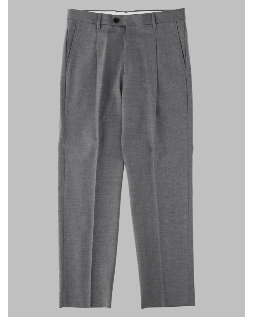 BE ABLE Gray Sandy Trousers Polyester for men