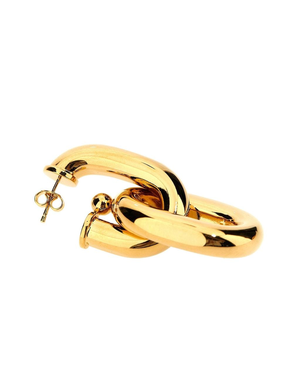 Interlinked Square Rabanne Xl Link Earrings in Metallic | Lyst