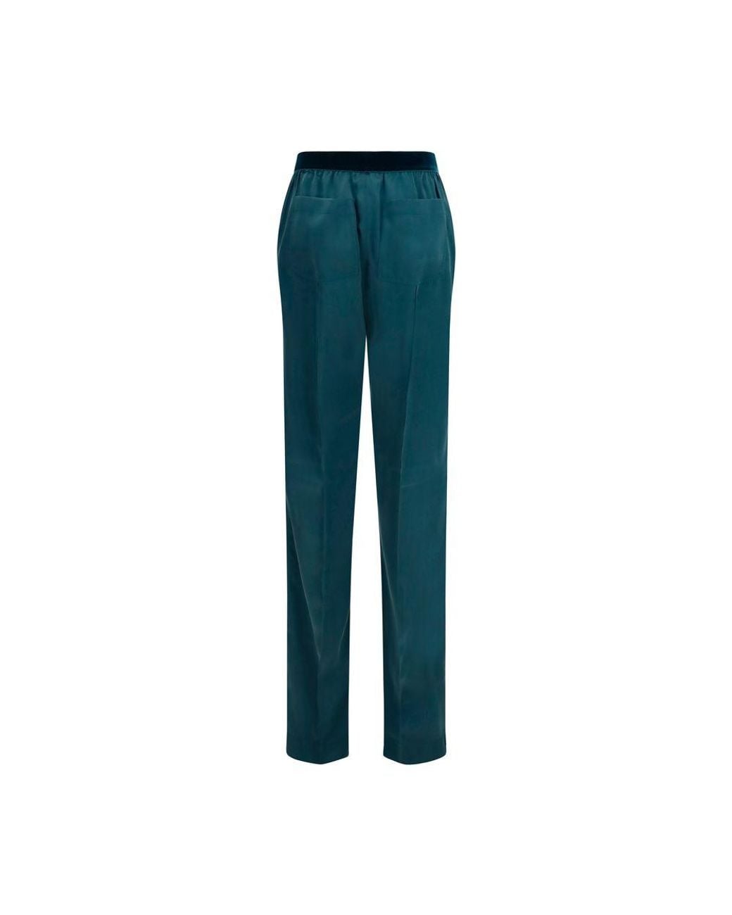 Tom Ford Blue Silk Casual Pants