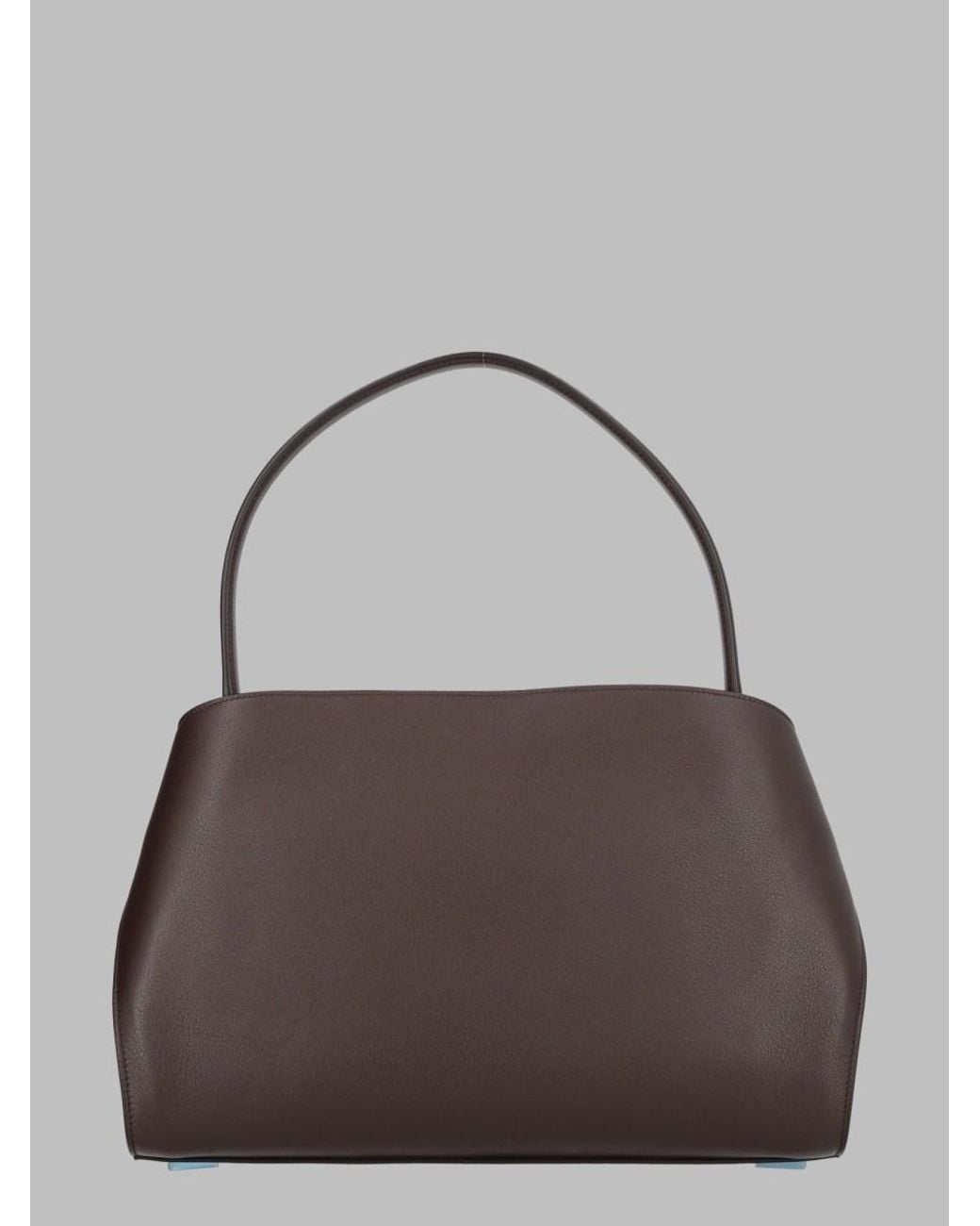 Ferragamo Gray Hug Soft Medium Leather Shoulder Bag Calf