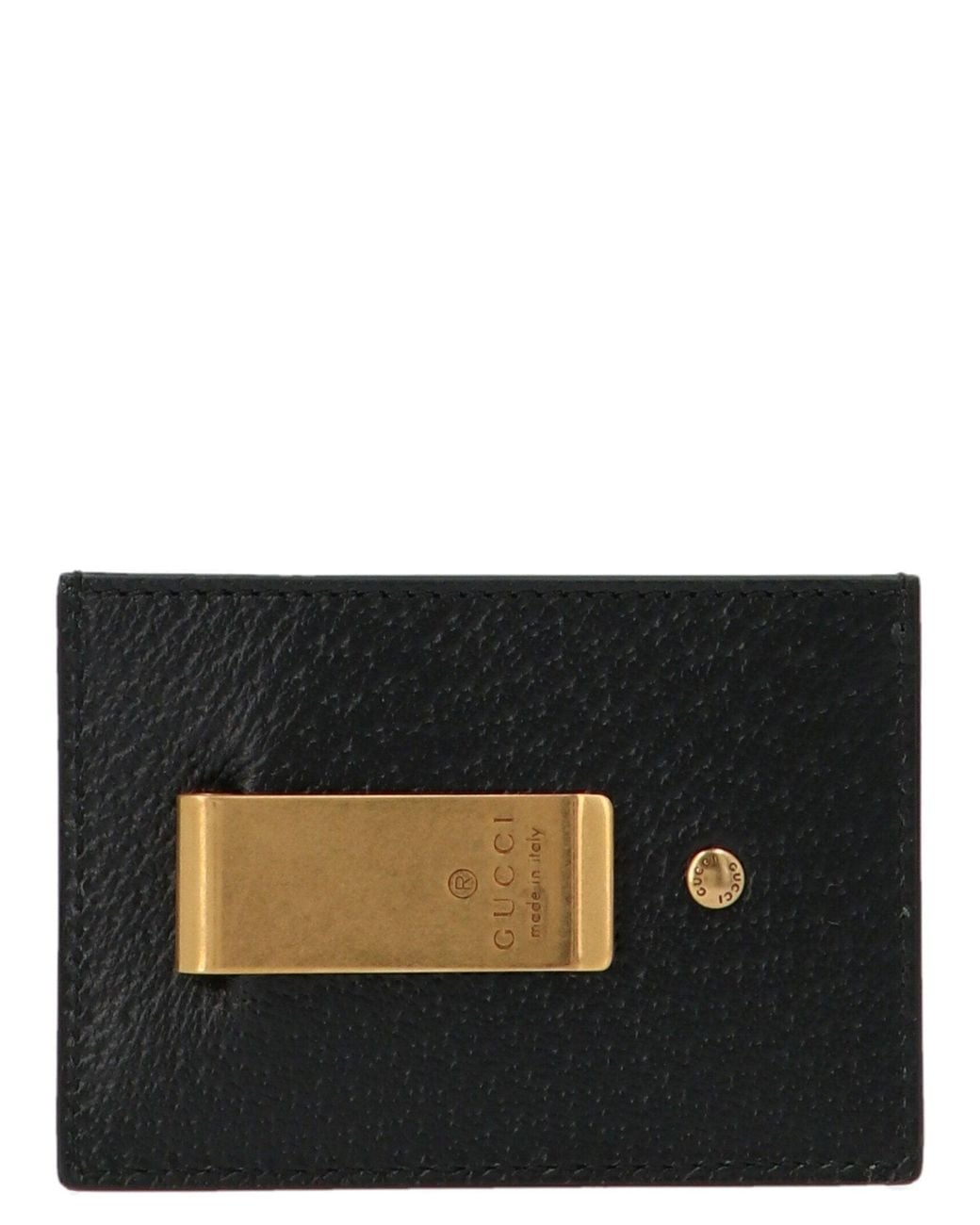 Gucci Black Gg Marmont Card Case