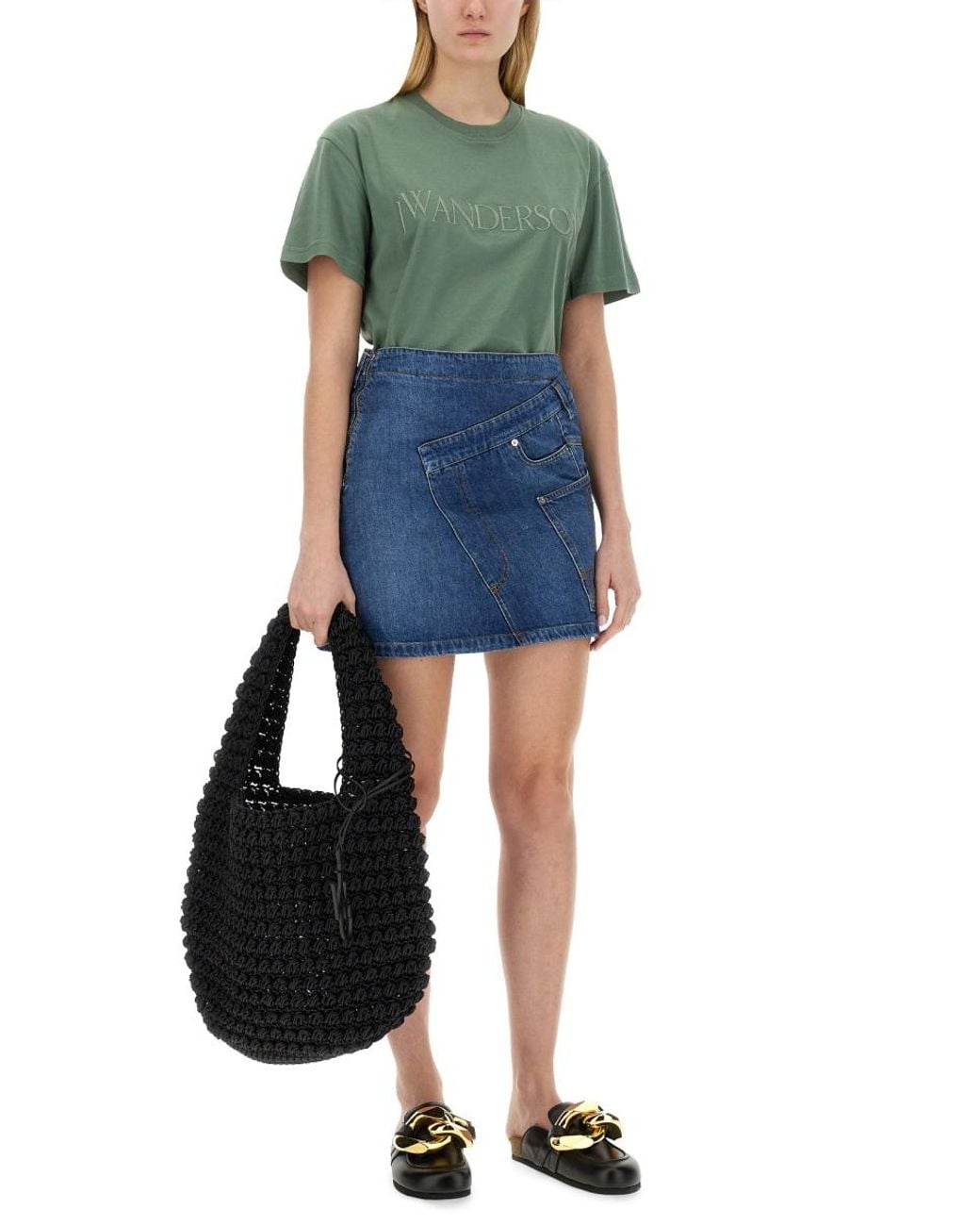 J.W. Anderson Blue Jw Anderson Denim Miniskirt