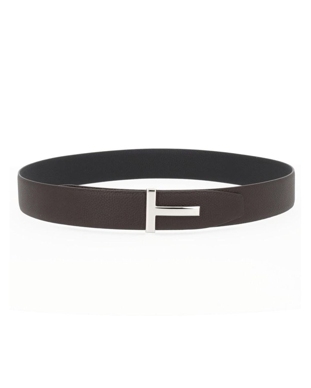 Tom Ford Black Tom Ford T-Buckle Belt for men