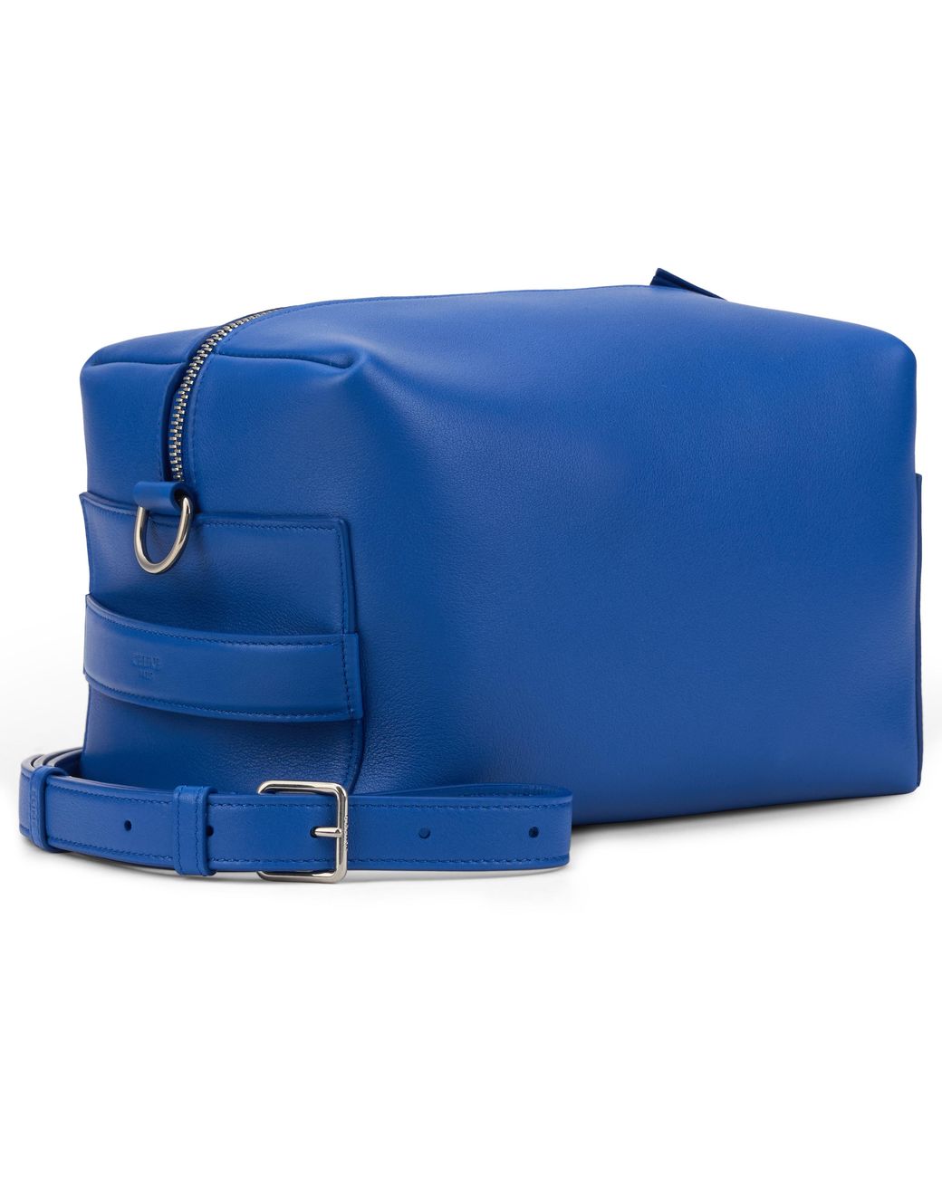 Céline Blue Shoulder Bag Take Away Leather Calf Skin for men