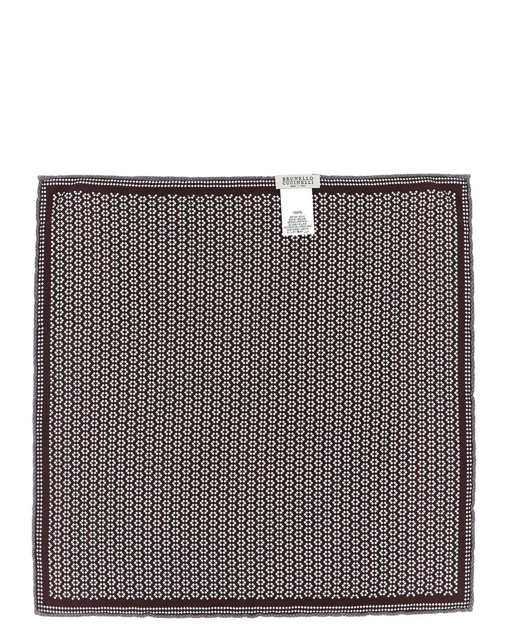 Brunello Cucinelli Gray Double-Face Pocket Clutch for men