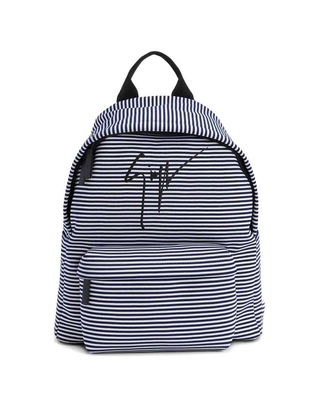 Giuseppe Zanotti Blue Signature Logo Mini Backpack 26X13X9 Cm for men