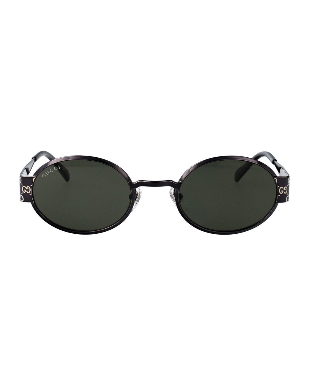 Gucci Black Sunglasses Gg1854S Ruthenium Metal for men