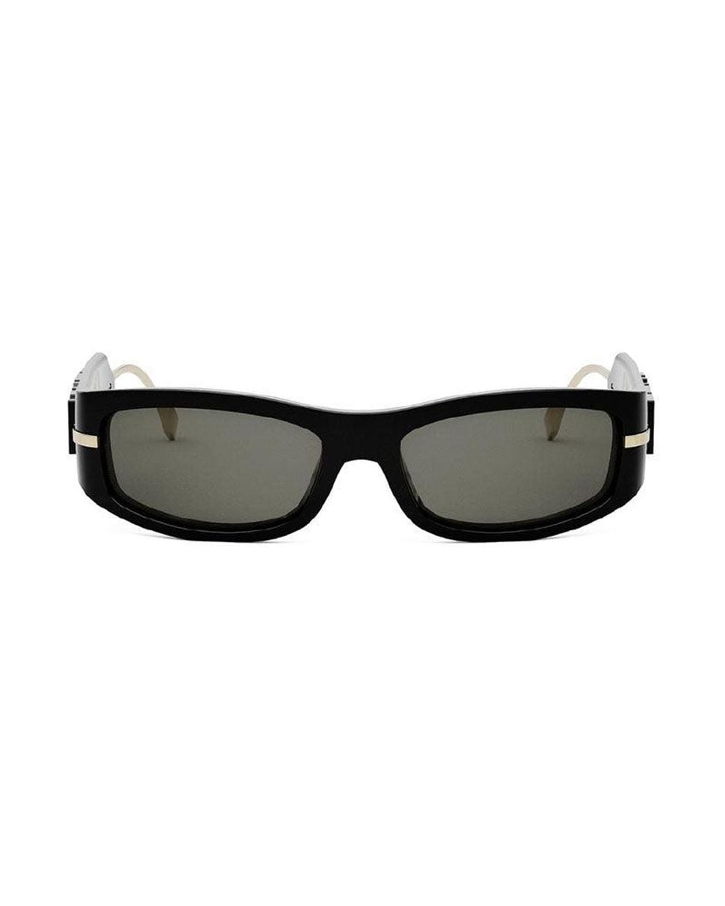 Fendi Black Frame And Lens Sunglasses