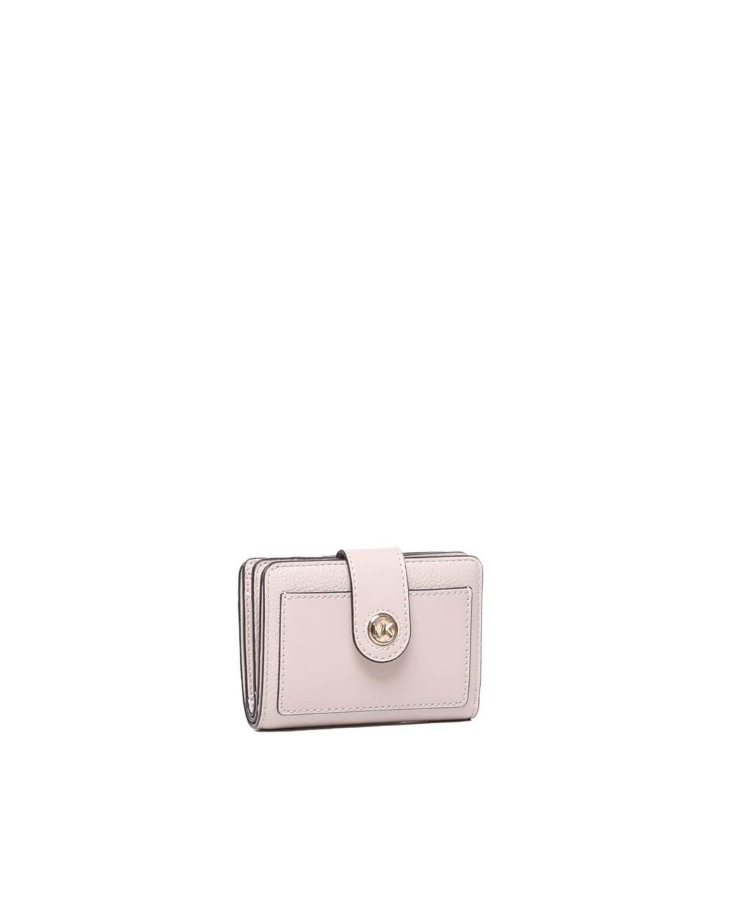 Michael Kors Mk Charm Wallet In Rose pink Leather Lyst