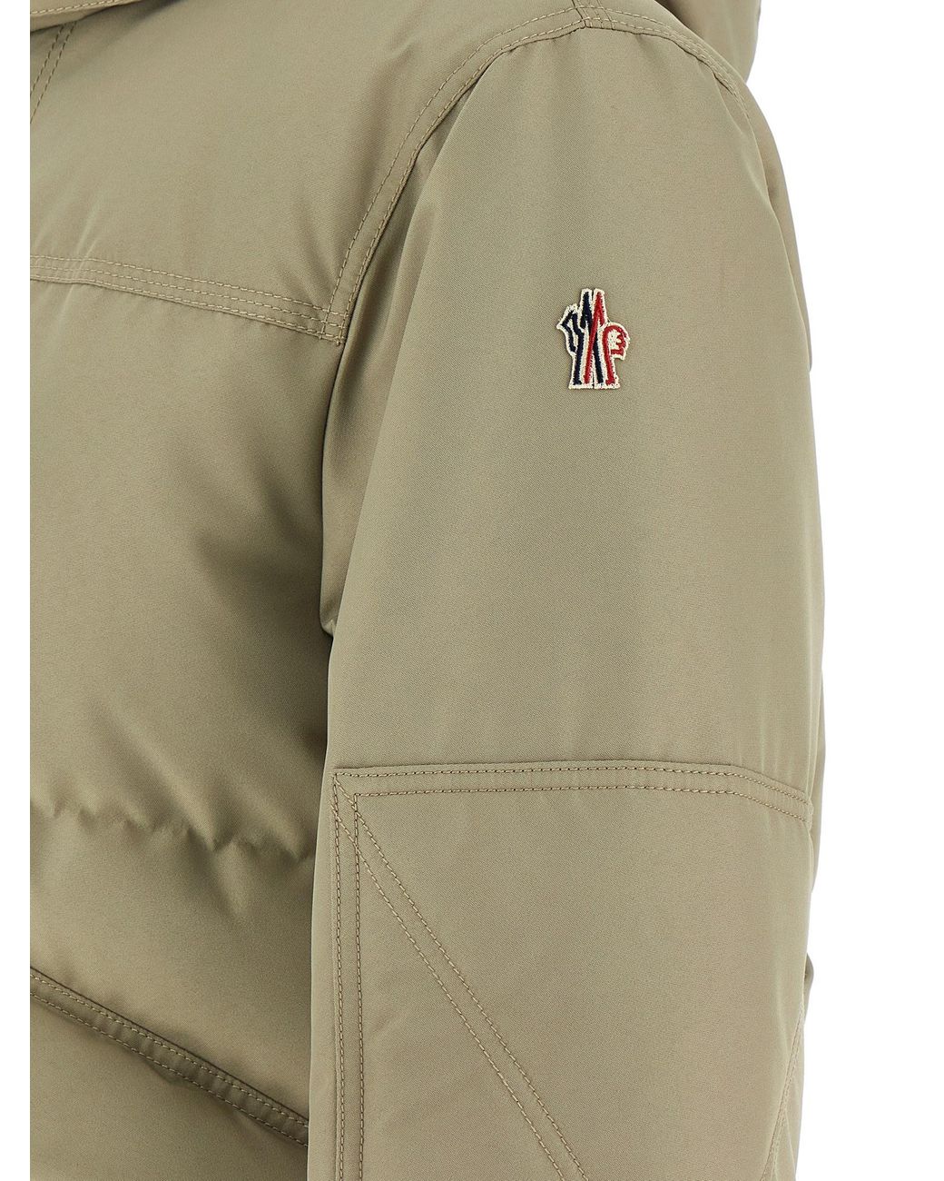 Moncler Green 'Elfin' Down Jacket for men