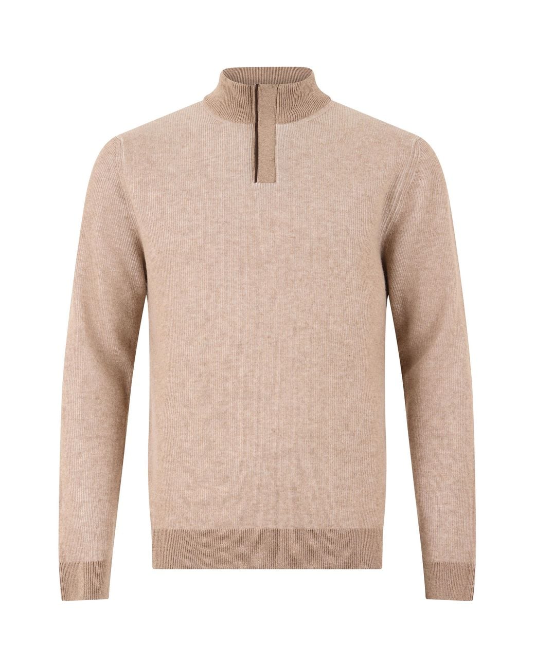 Slowear Pink High Collar Wool Sweater Virgin for men